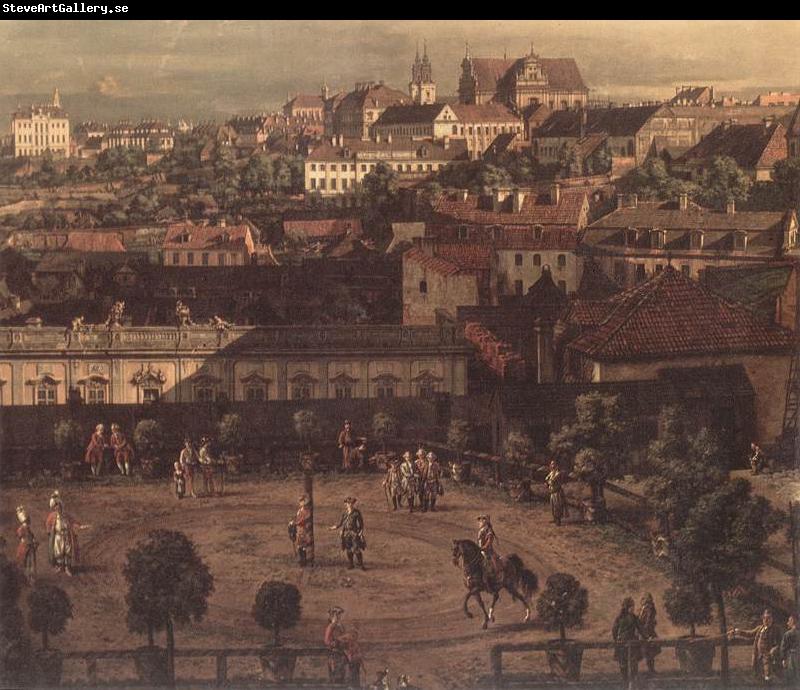 BELLOTTO, Bernardo View of Warsaw from the Royal Palace (detail) fh